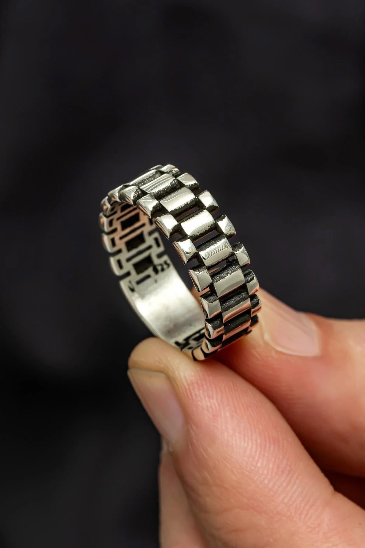 Unique Men's ring (ITALIAN SILVER)
