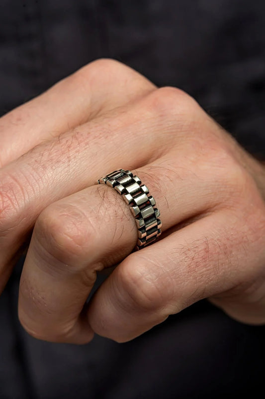 Unique Men's ring (ITALIAN SILVER)