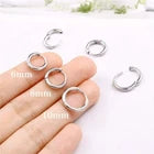 EARRINGS HOOPS SILVER
